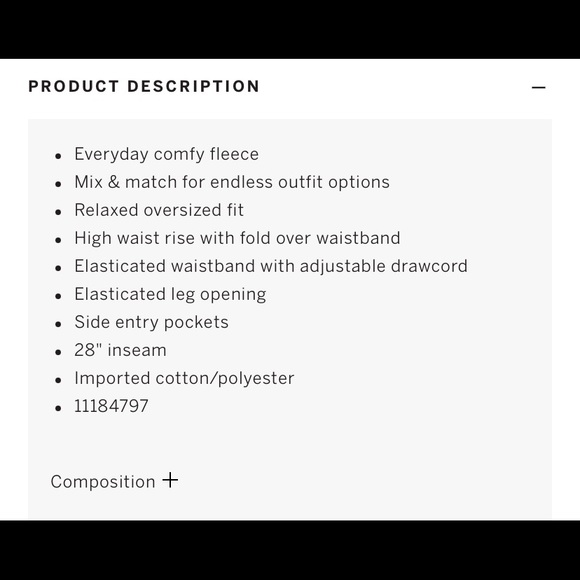 PINK EDL Everyday Lounge Campus pant BLACK block print XS EXTRA SMALL - Picture 10 of 15